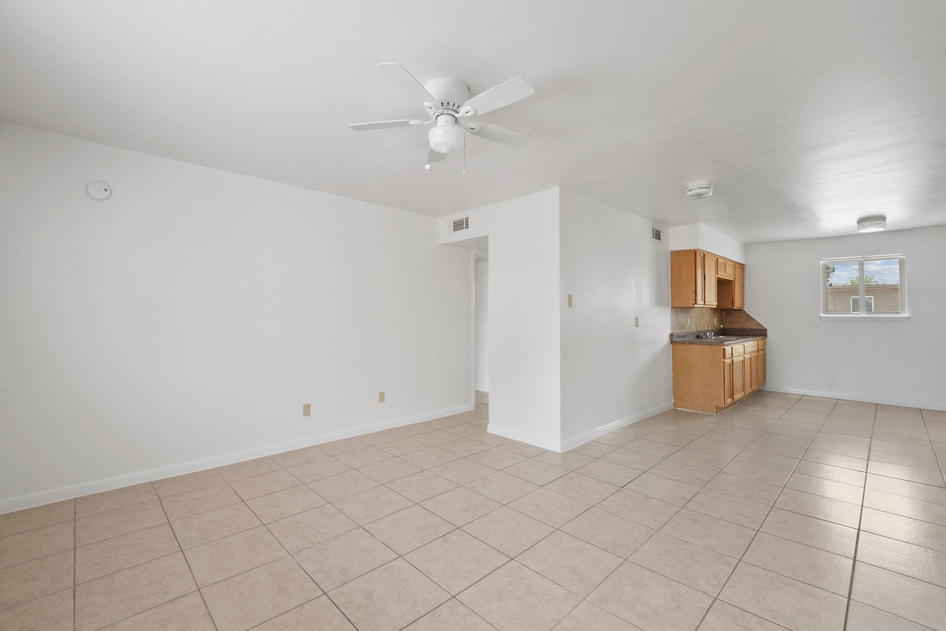 Interior Photo of Empty Living Room
