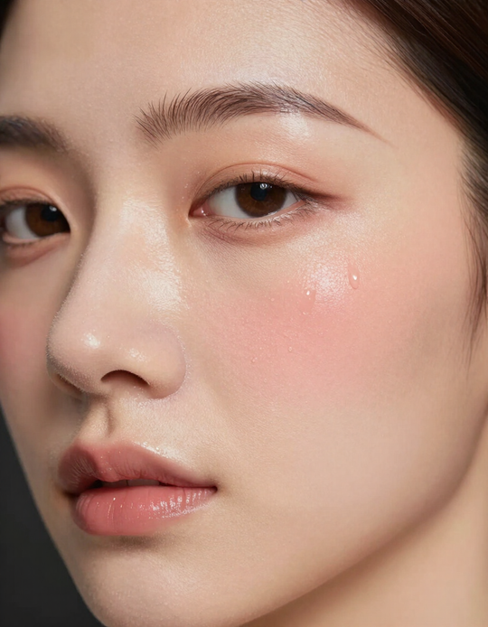 Skinboosters dewy glass skin close-up
