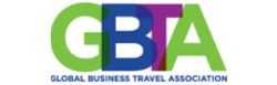 The logo for the global business travel association