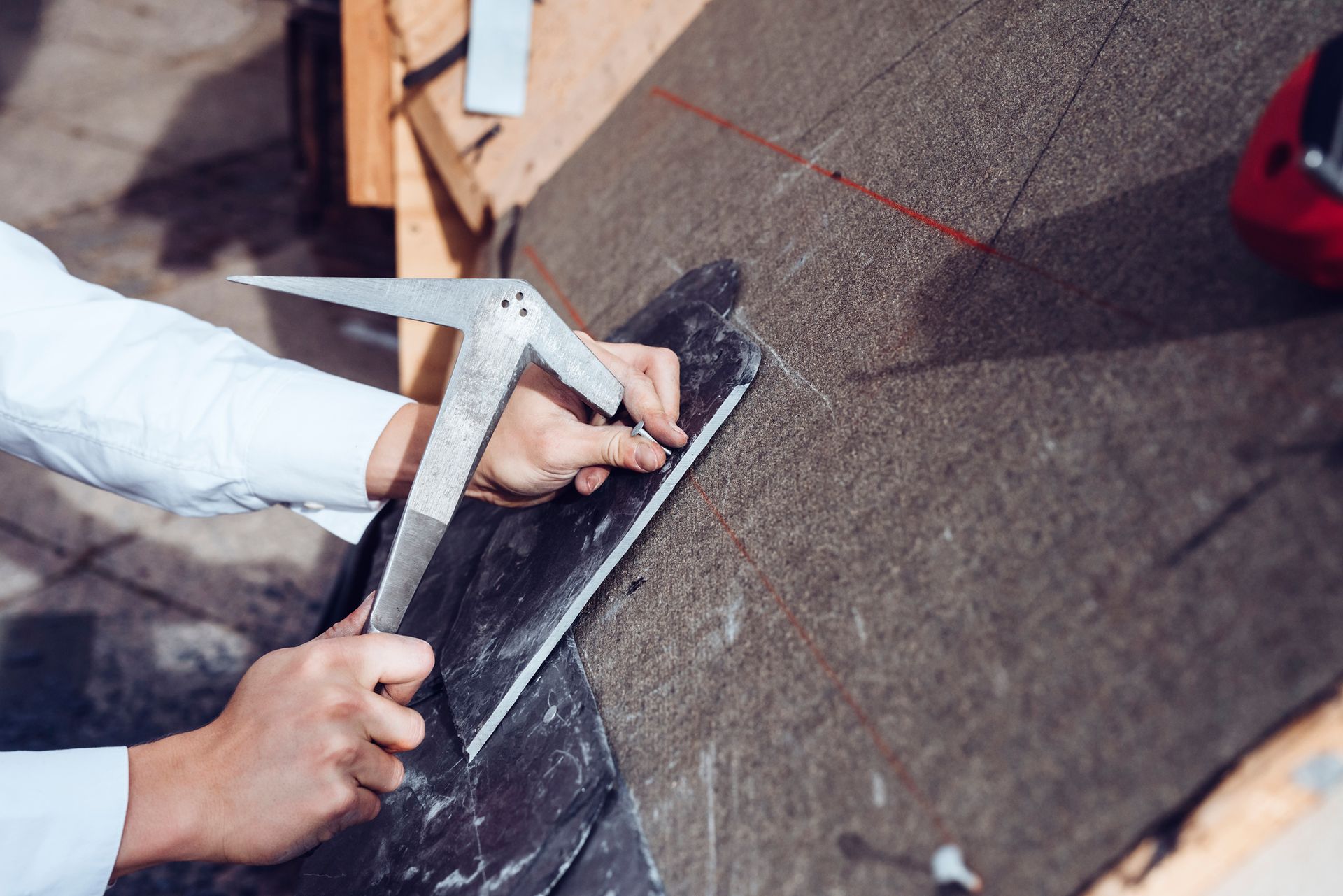 Roofer Installs Slate Shingles — Terry, Ms — Gerardo's Construction Llc