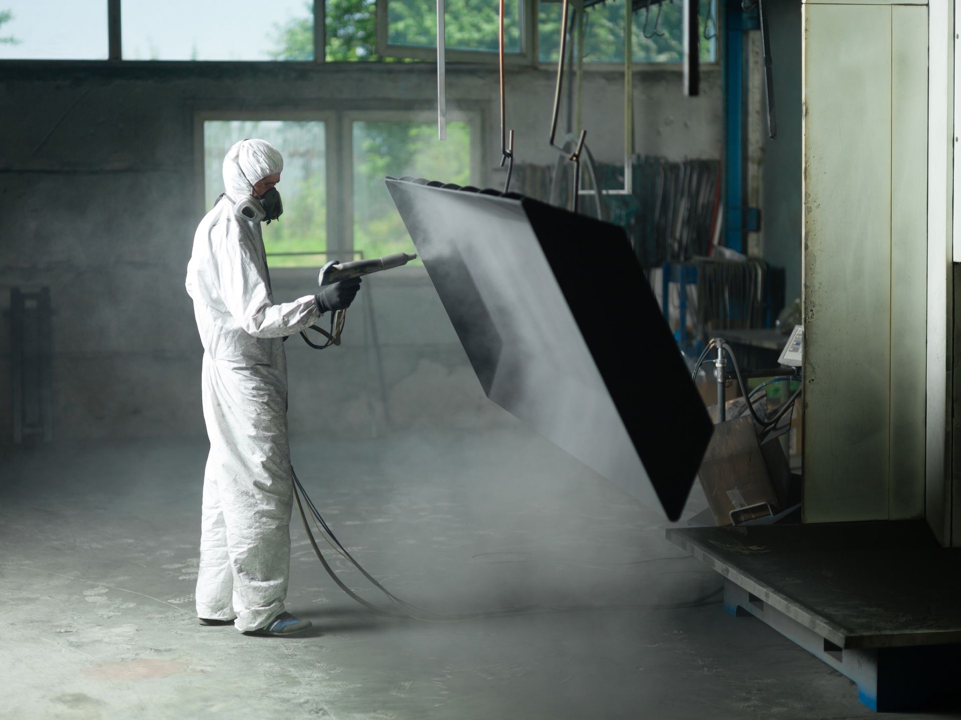 Using Sand Blasting On Metal — Brewster, NY — Tri County Carting Sand Blasting & Welding Services