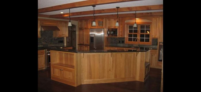 carpentry project in residential home with table saw
