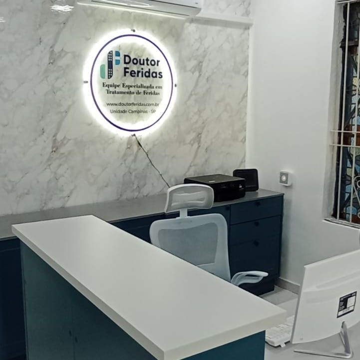 Recepção Doutor Feridas Sando André.