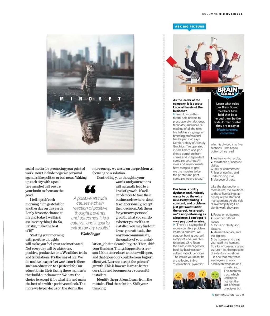 Mindset Is Everything In Business