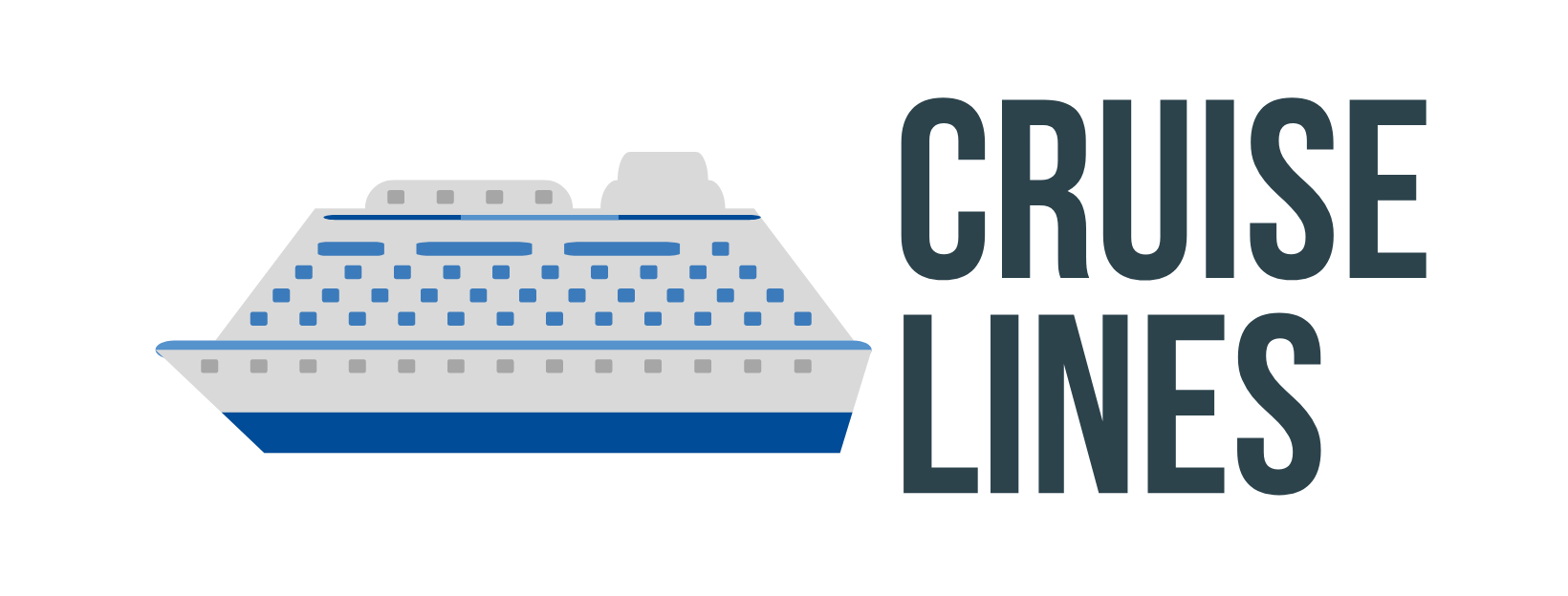 cruise line A cruise line logo with a cruise ship and the words cruise lines.