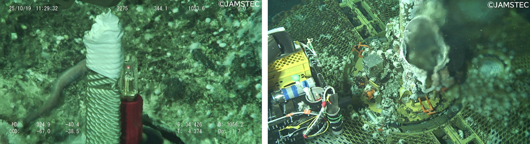 商船三井、海底熱水で発電実証　中部沖縄トラフで海中LED点灯に成功