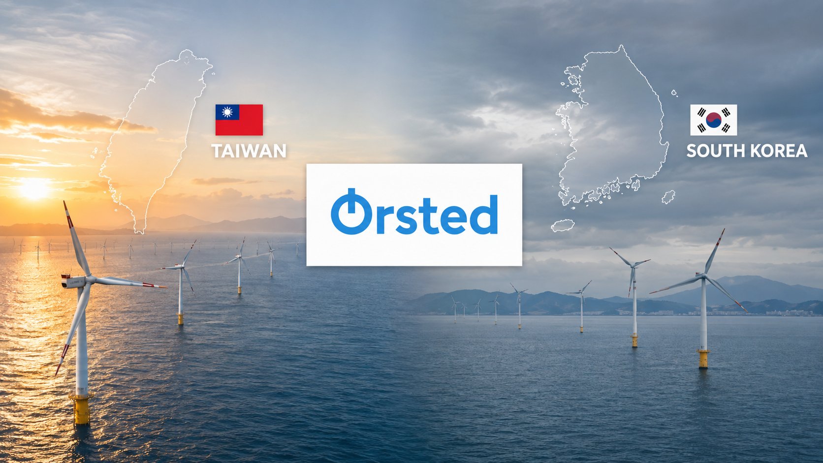 Ørsted、台湾で920MW洋上風力が完工　韓国では1.4GW計画を縮小、アジア投資を選別