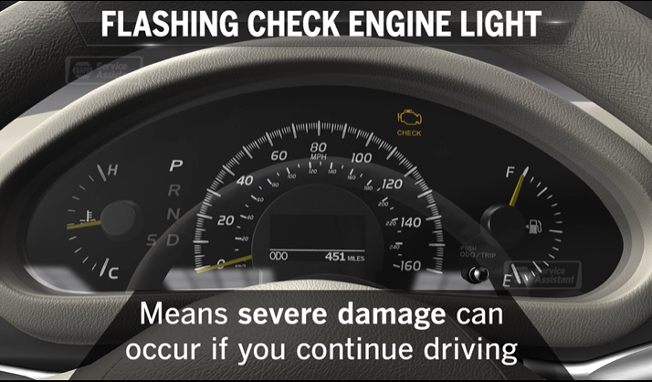 Flashing Check Engine Light