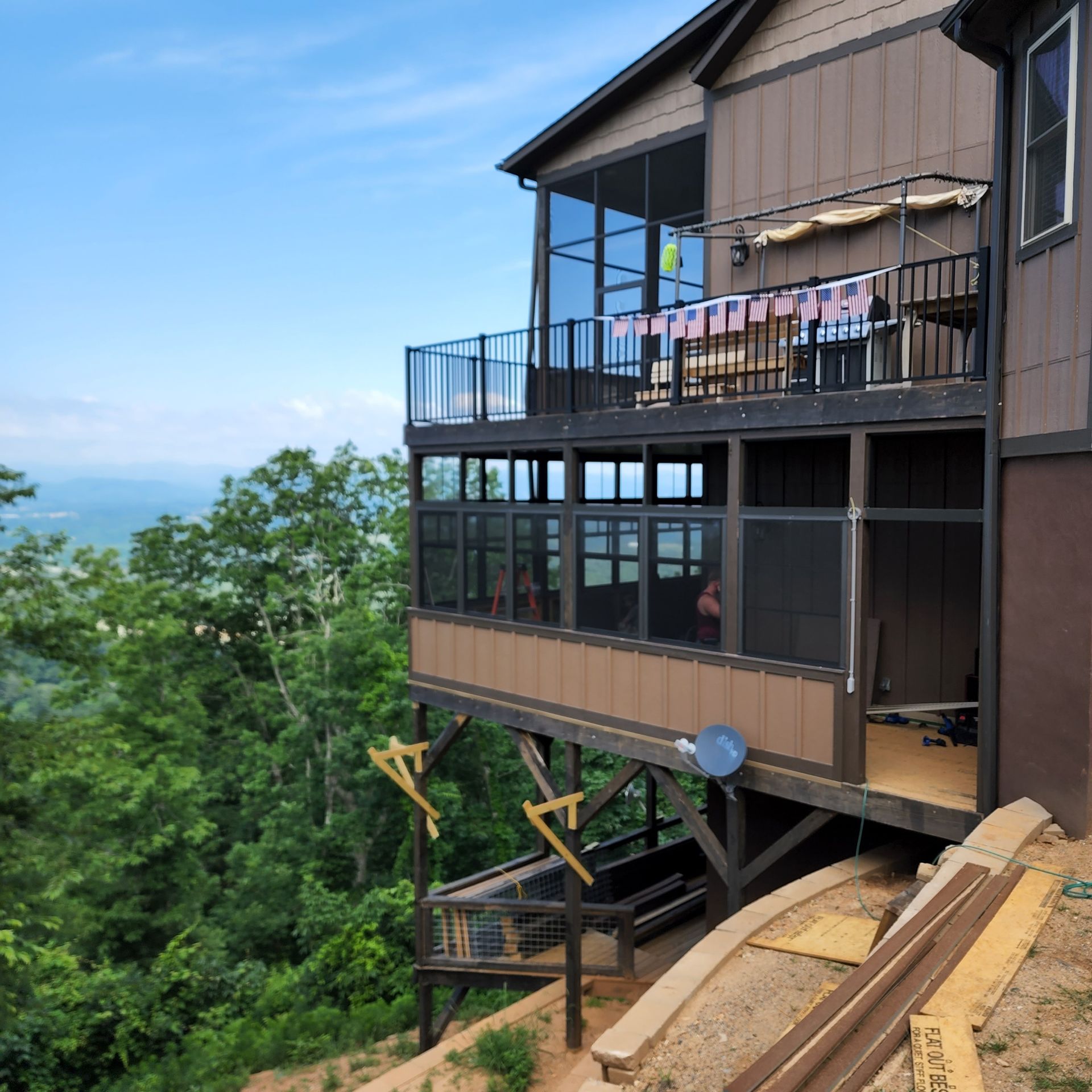 outdoor living spaces east flat rock nc