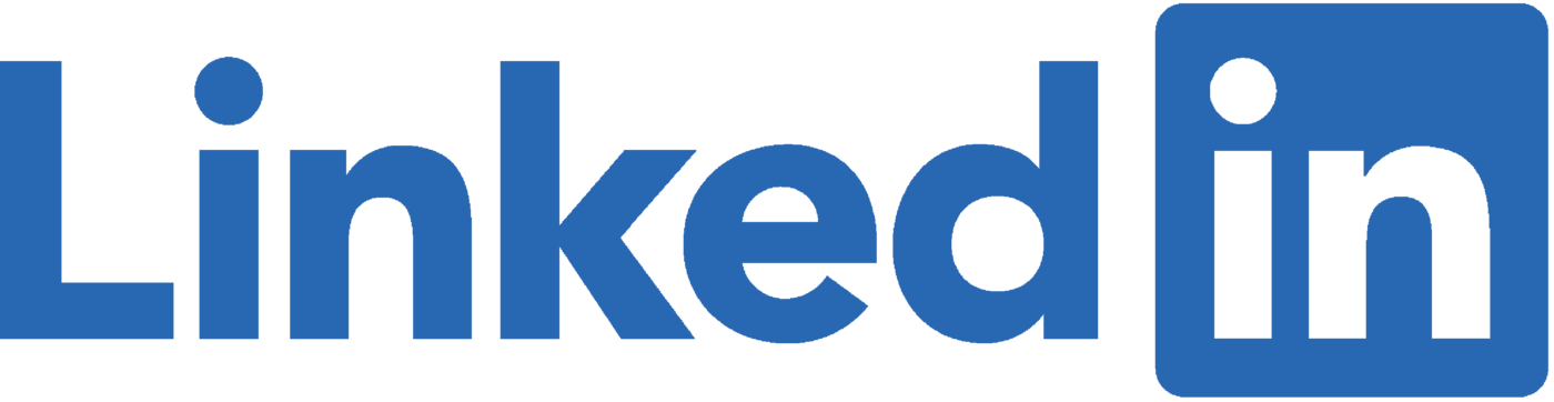 The linkedin logo is shown on a white background