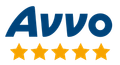 A logo for avvo with five stars on it