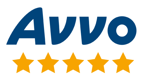 A logo for avvo with five stars on it