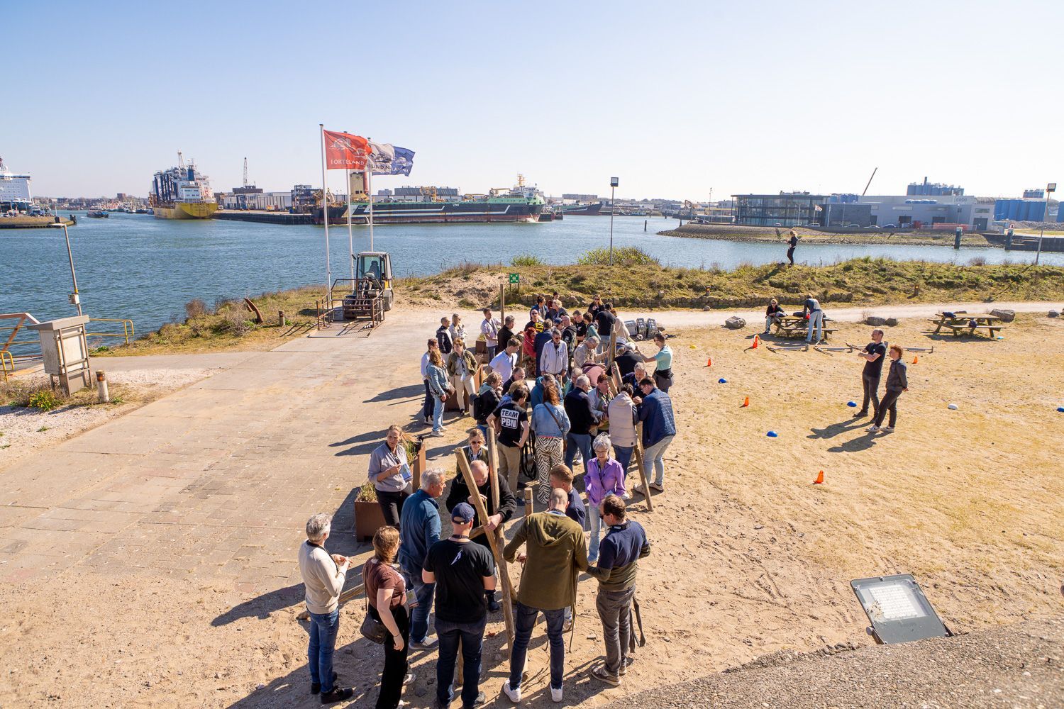 30-jarig jubileum van Gevel Design Beek tijdens een teambuilding evenement met medewerkers, georganiseerd door Plan X Events.