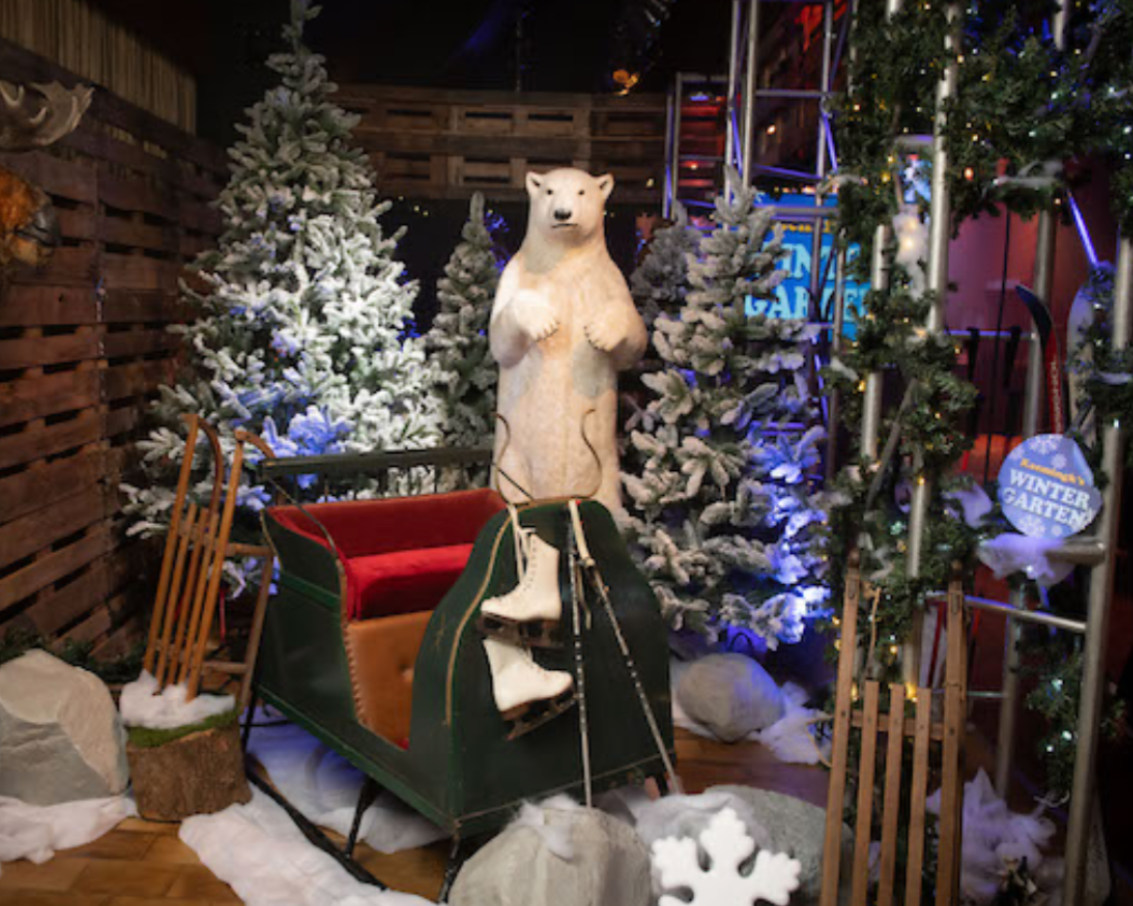 Photo Booth tijdens Kaemingk eindejaarsafsluiting, verzorgd door Plan X Events als interactief kerstevent.