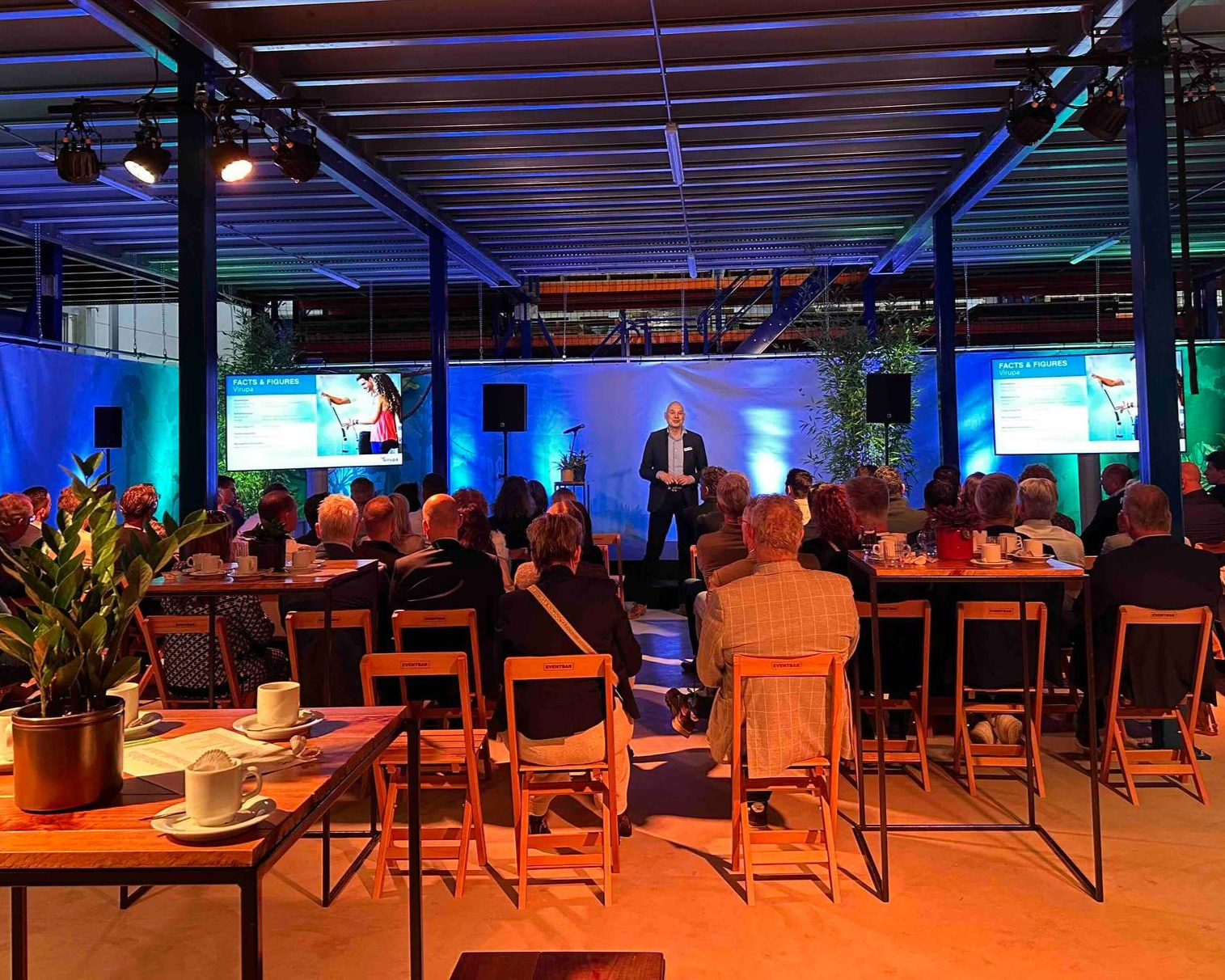 Presentatie tijdens Virupa Open Dag met workshops, volledig georganiseerd door Plan X Events