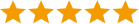 A row of yellow stars on a white background.