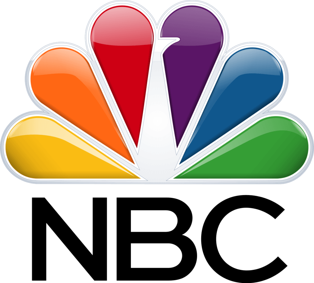 A colorful nbc logo on a white background