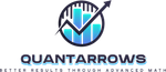 Logo: Blue bars inside a circle with a rising arrow, 