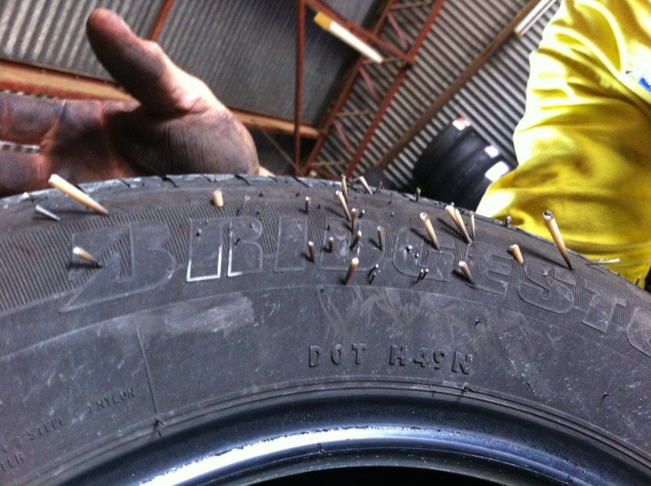 A Close Up Of A Tire That Says Dot Rock On It — Clarence Valley Tyre Centre in South Grafton, NSW