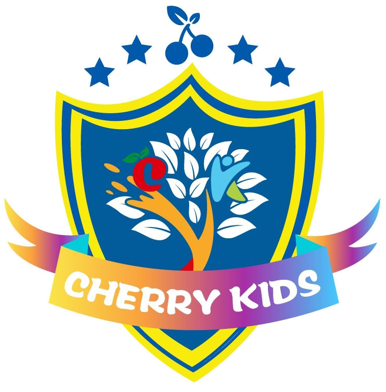 Cherry Kids 兒童英語教育中心官方榮譽盾牌標誌