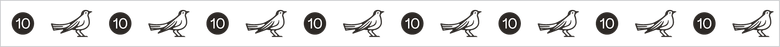 A sequence of eight pairs of dark circles with letters followed by icons of lounge chairs, representing seats in a row.