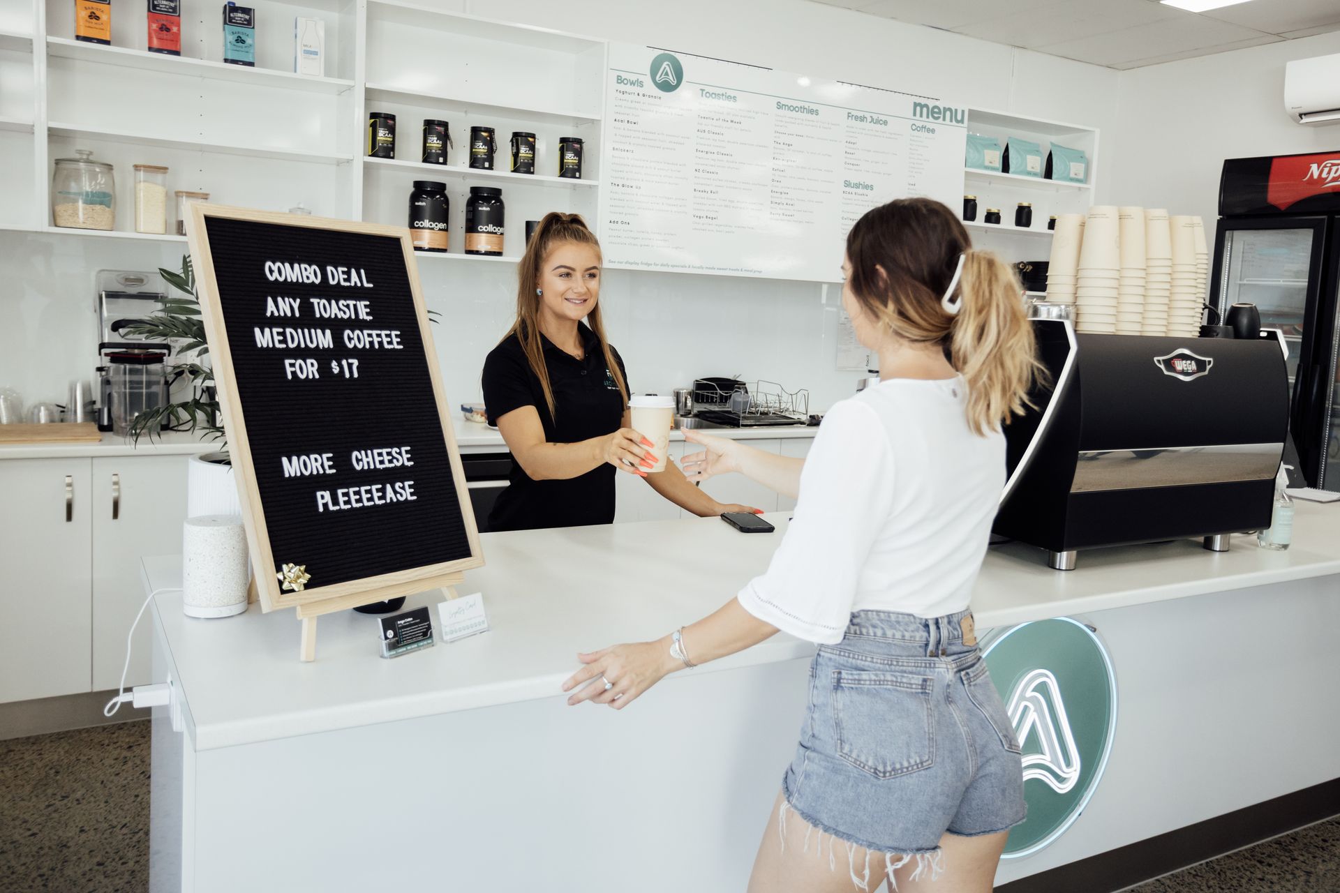 Cafe counter