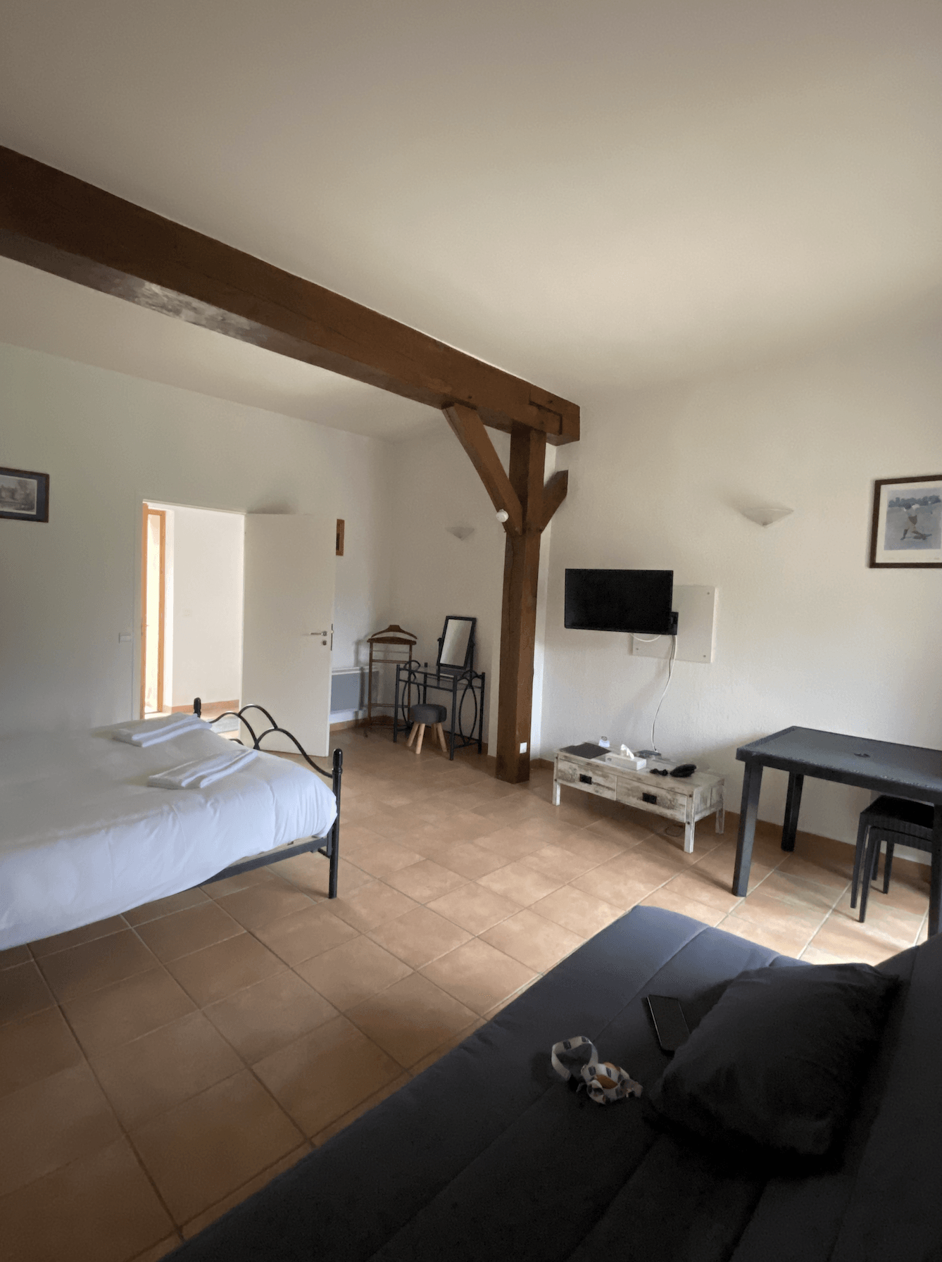 Appartement, lit double et clic-clac au Domaine de la Carte