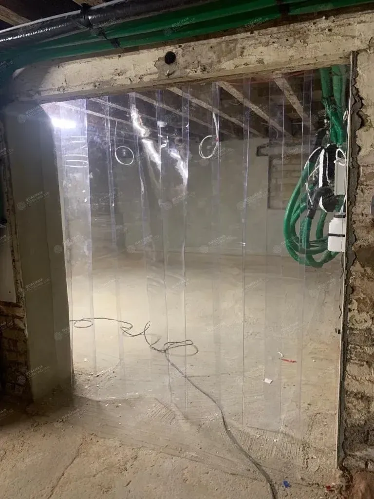 Cellar cooler, curtain and cage