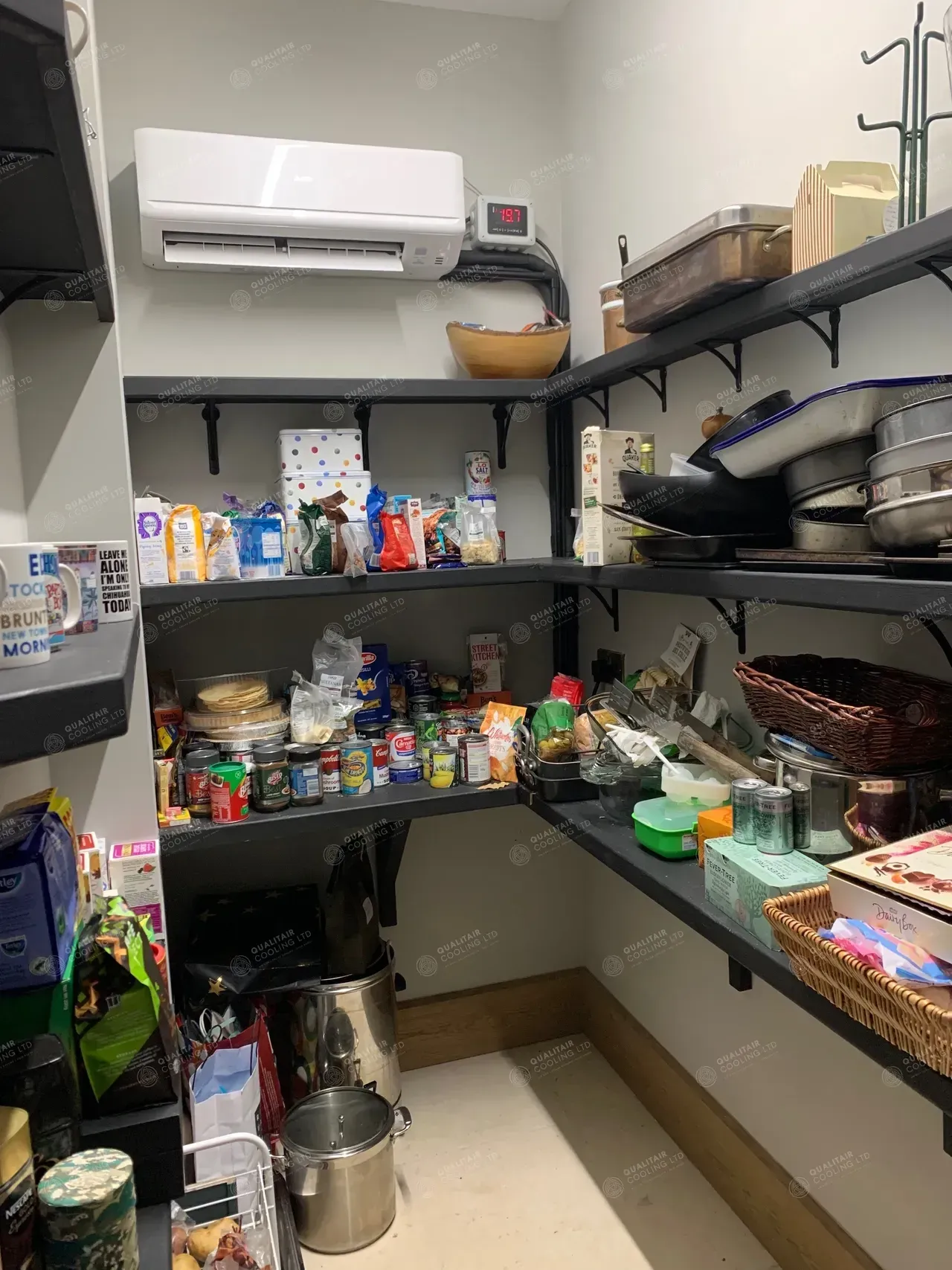 Our unique Slimline in a walk in larder