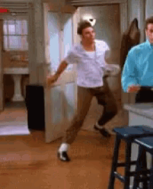 Sunrise Hospital, Patient-263, Dr. Reynold Rimoldi slides into a room like Kramer.