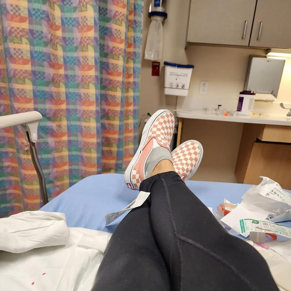 Another tiny patient room at Sunrise Hospital, picture taken on 11-30-2024