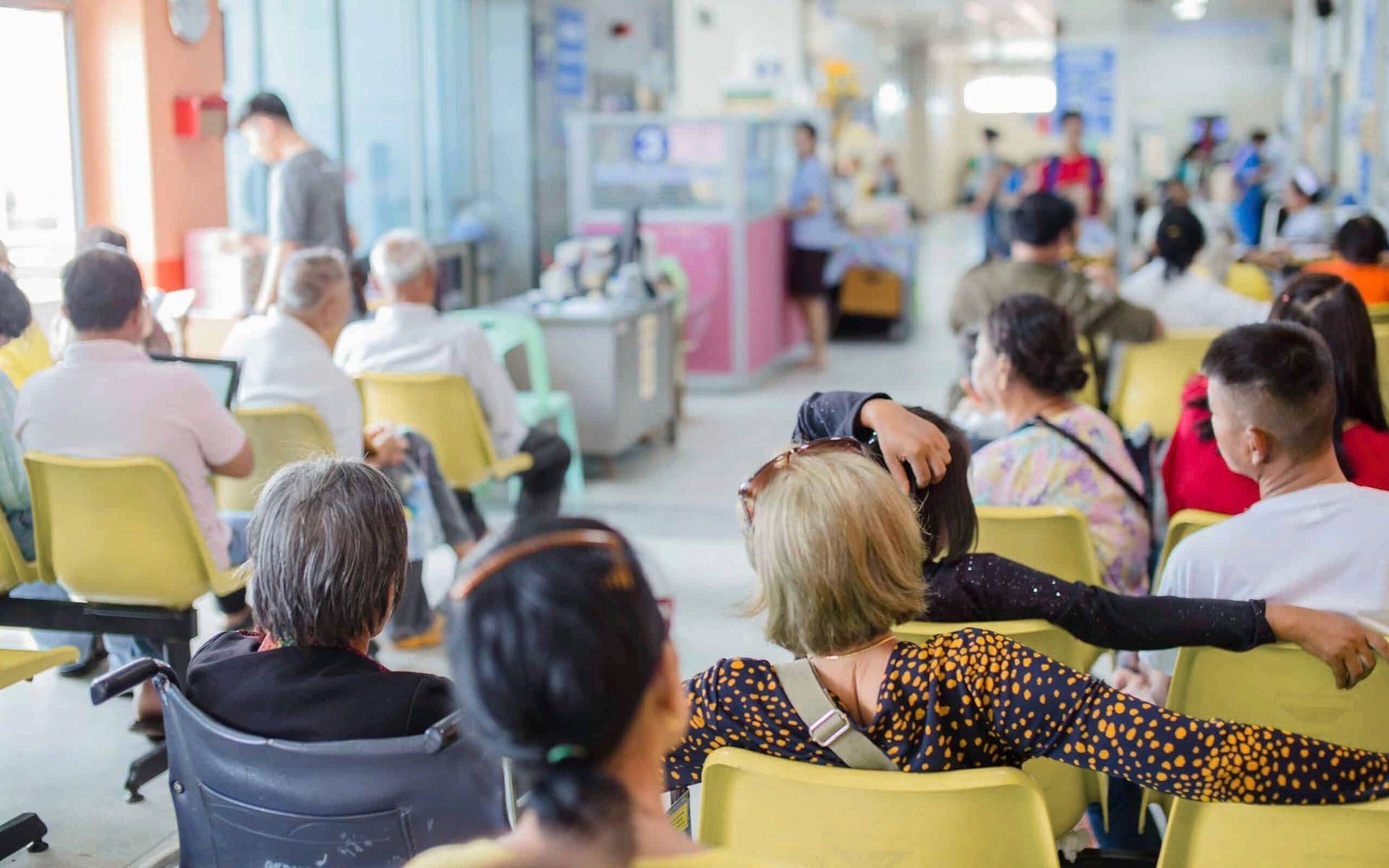 Sunrise Hospital Vegas, Patient-141, stock photo showing people waiting for a long time in the Emergency Room Sunrise Hospital Vegas, Patient-141, stock photo showing people waiting for a long time in the Emergency Room