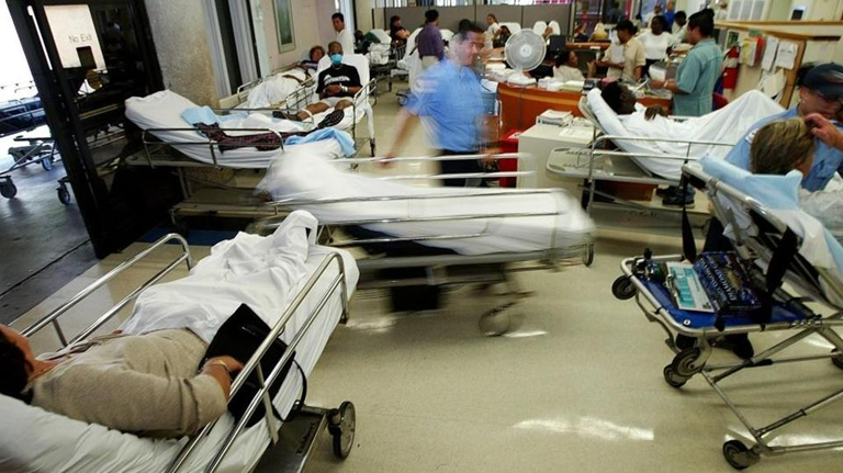 Sunrise Hospital, Patient-357, patient placed in a hall bed after waiting in the ER for 14 hours, and no food for over 24 hours. Sunrise Hospital, Patient-357, patient placed in a hall bed after waiting in the ER for 14 hours, and no food for over 24 hours.