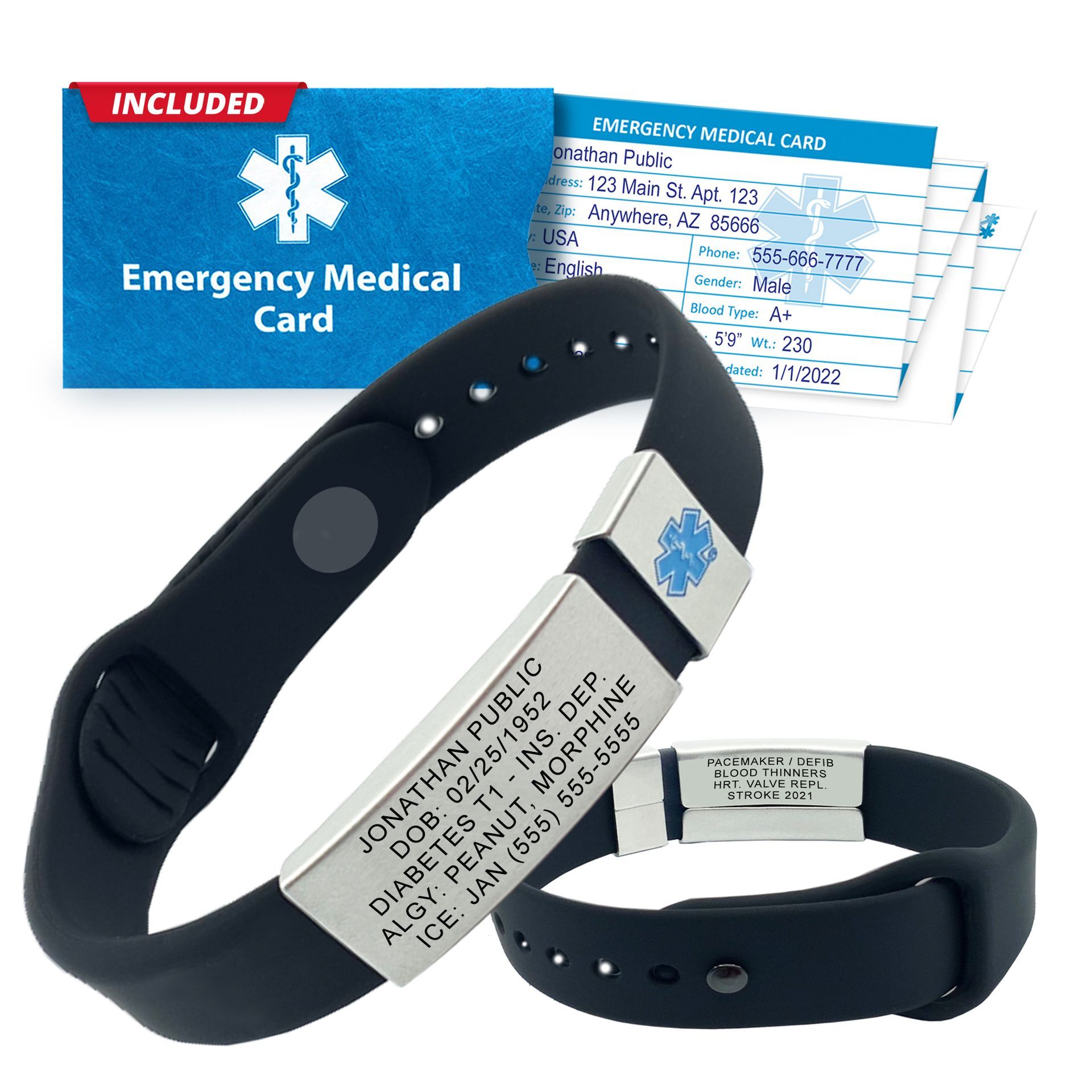 Sunrise Hospital, Patient-372, did NOT contact the patient's son. Consider getting a medical ID wristband for your loved ones.