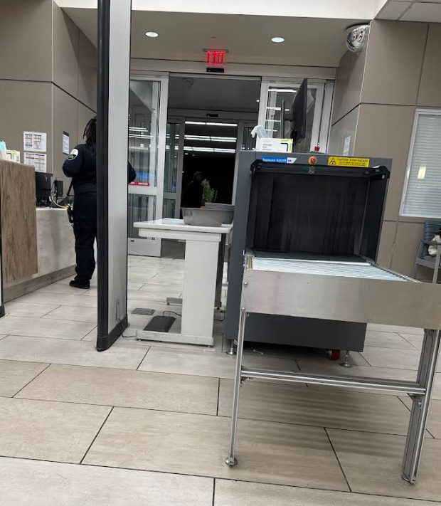 Sunrise Hospital in Las Vegas, security entrance