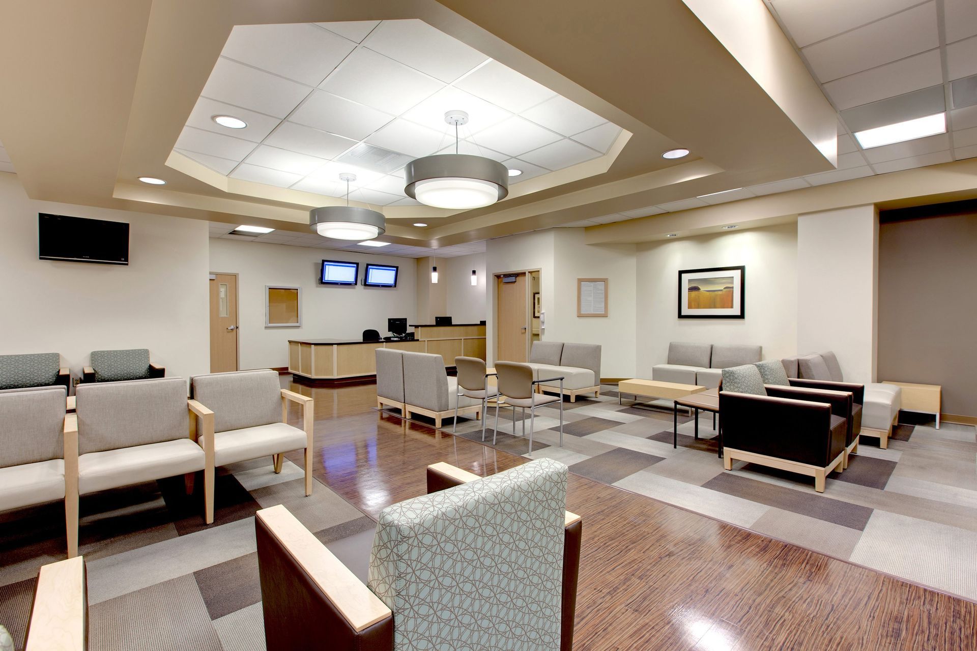 Sunrise Hospital surgery waiting room.
