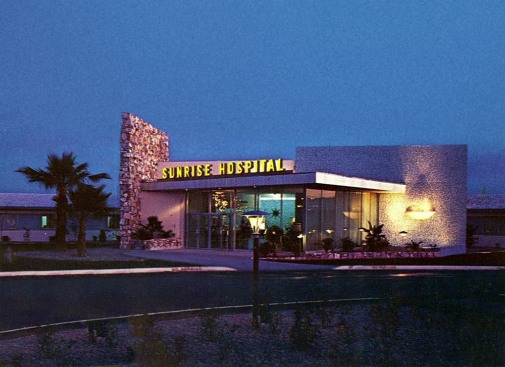 Sunrise Hospital in Las Vegas in 1958