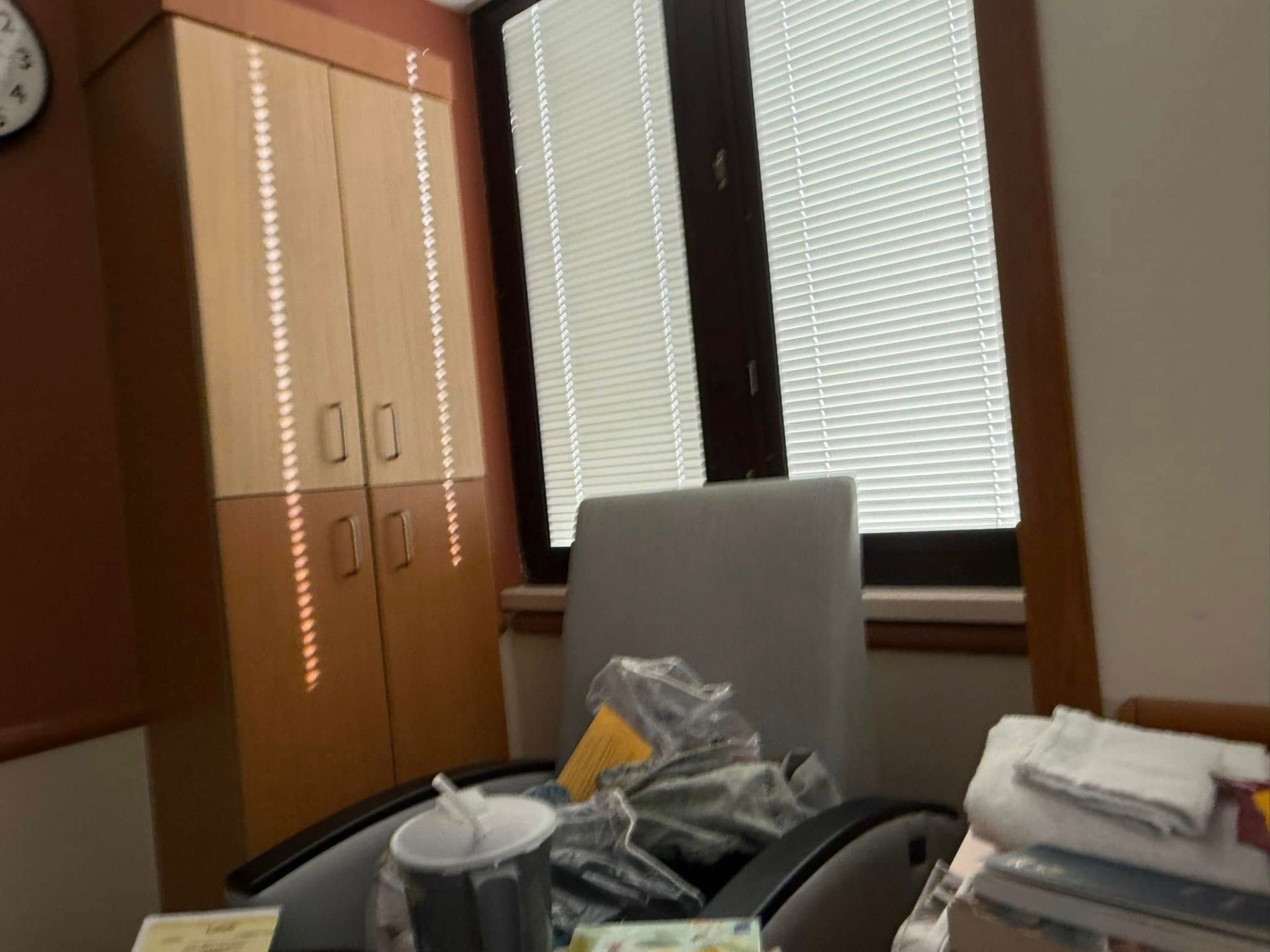 Another tiny patient room at Sunrise Hospital, picture taken on 11-30-2024
