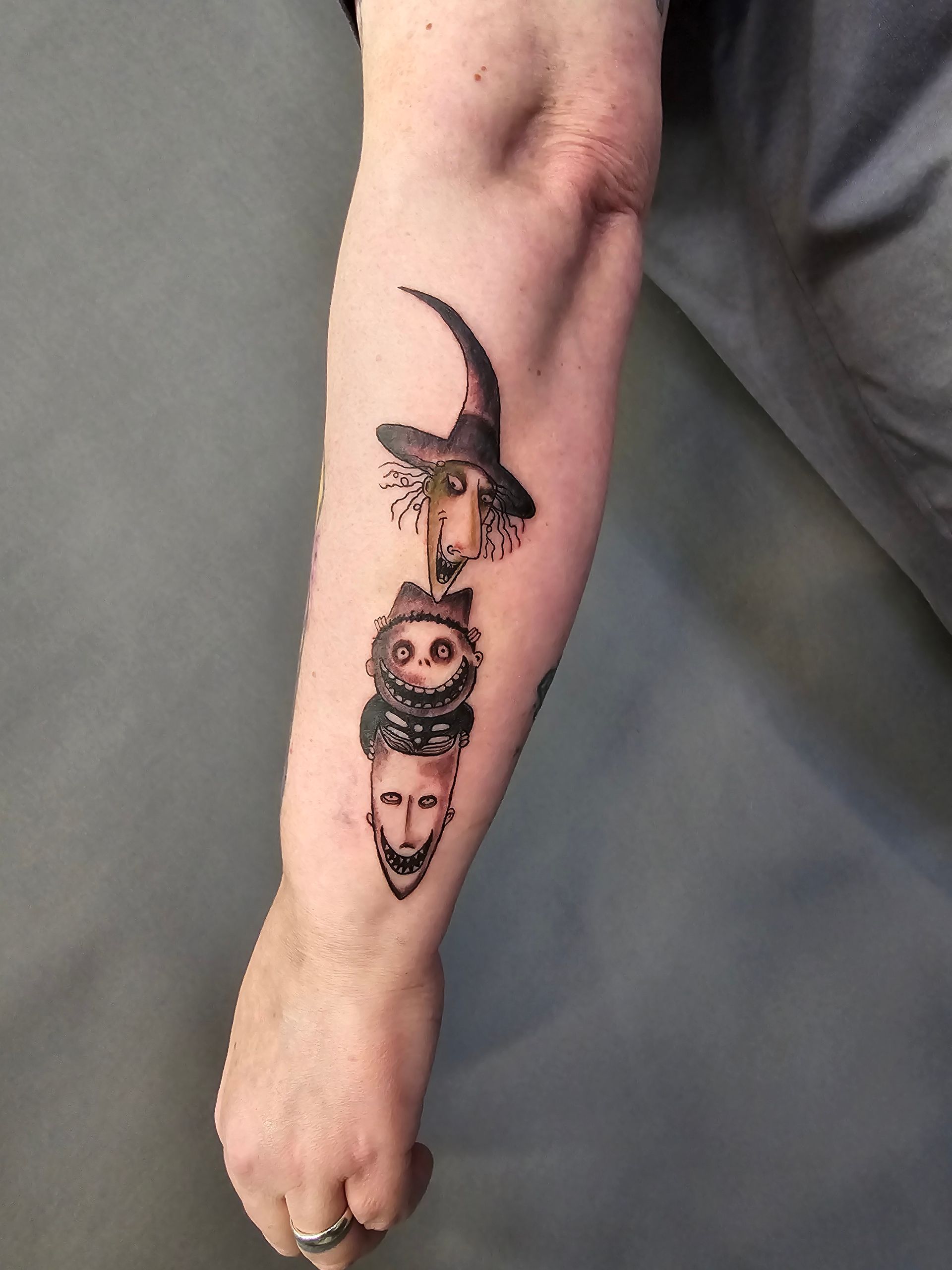 The Nightmare Before Christmas character tattoo.
Tattoo by Arek at HD Ink Tattoos , Bathgate, West Lothian.