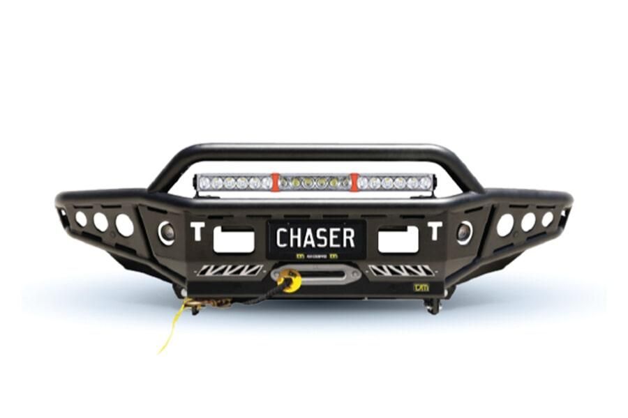 A Black Bumper With A License Plate That Says Chaser On It — TJM Dubbo In Bourke, NSW