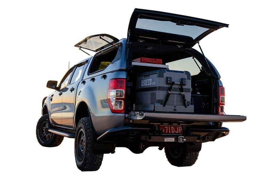 The Back Of A Truck With The Trunk Open And A Box In It — TJM Dubbo In Bourke, NSW