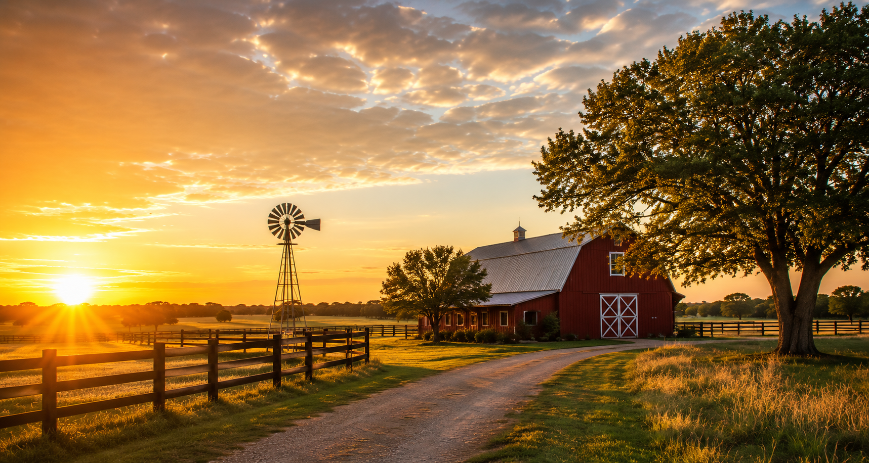 Texas ranch landscape representing insurance services for Texas homeowners, farms, and ranches