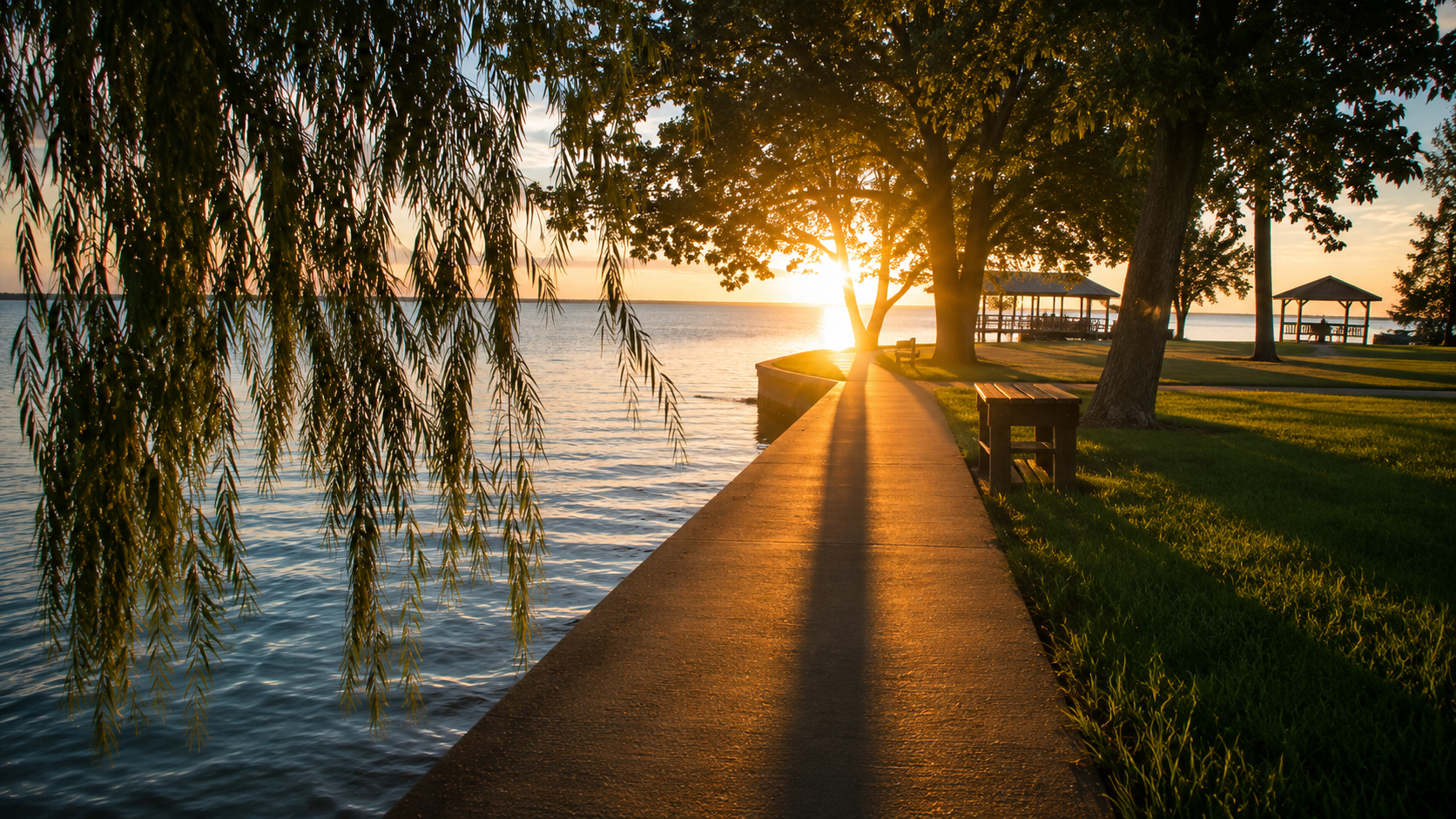 Cedar Creek Lake waterfront homes in Texas