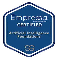 Empressa certified badge for Artificial Intelligence Foundations logo