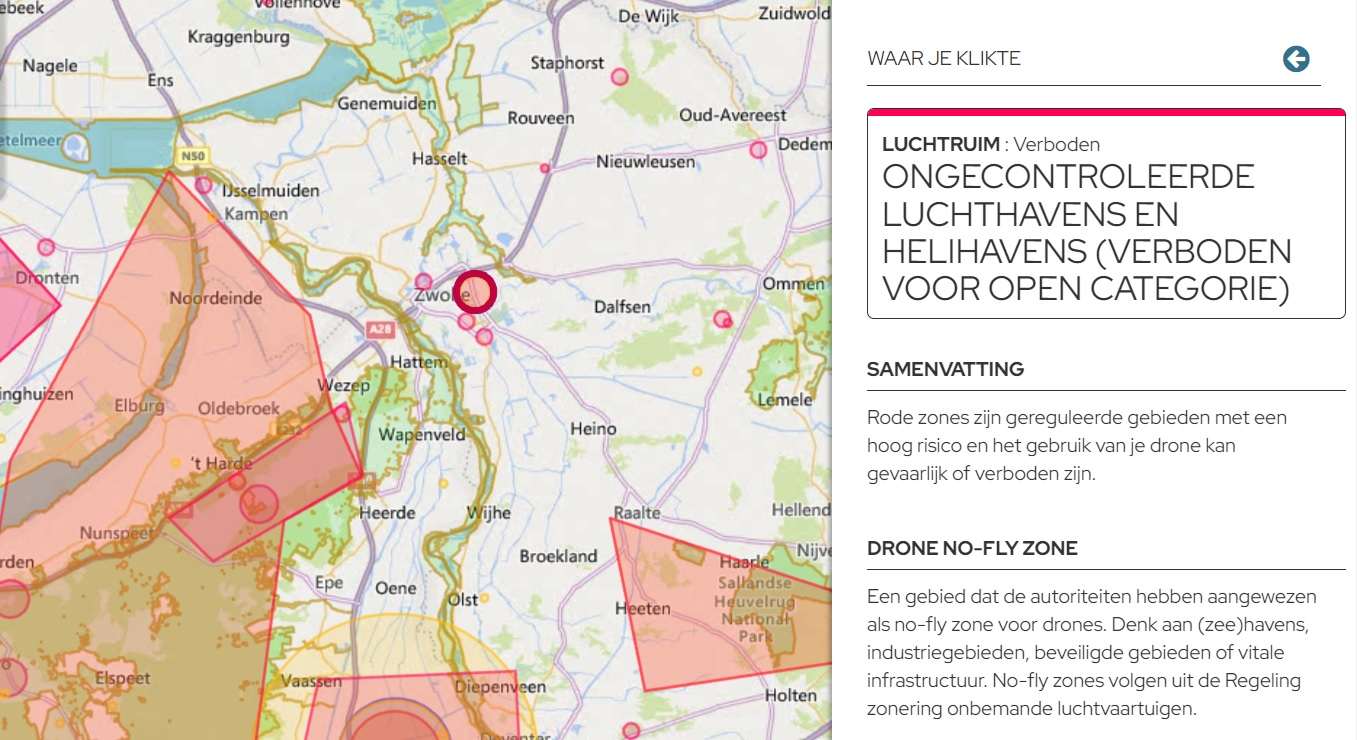 Drone vliegverboden Zwolle