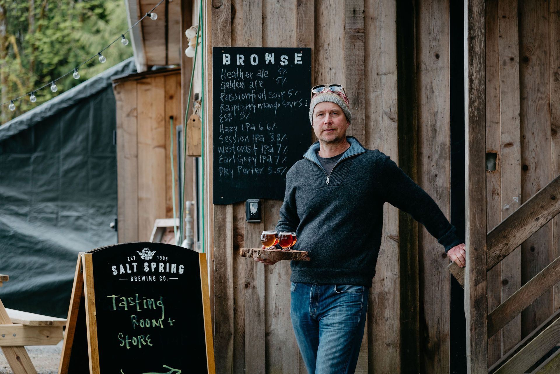 Salt Spring Brewing entrance
