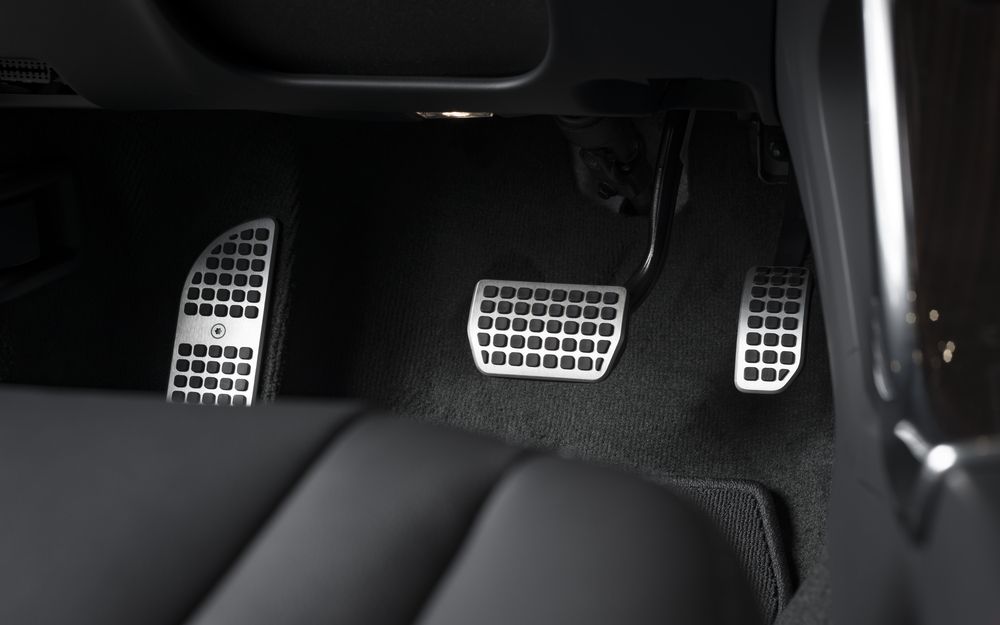 A Close Up Of The Brake Pedals In A Car — Manning Smash & Auto Repairs In Wingham, NSW