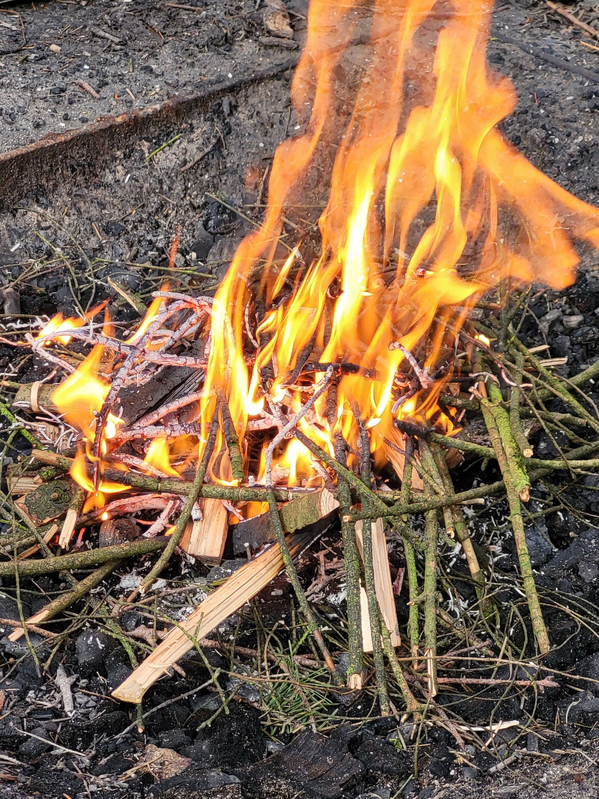 Bushcraft vuur maken