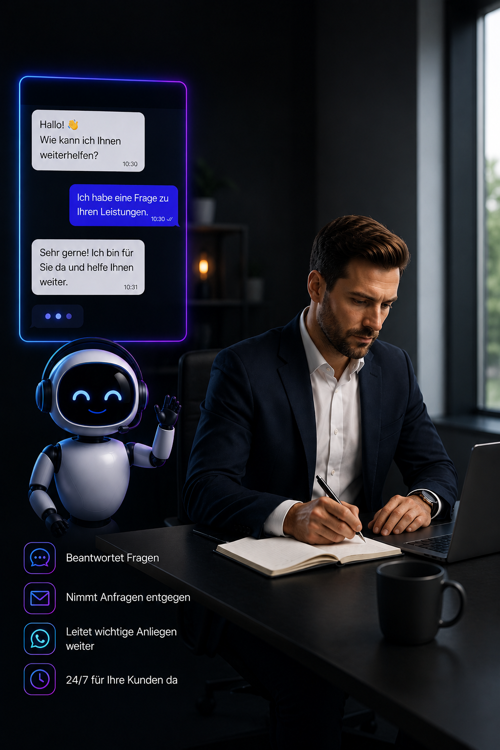 NEXORA – Ihr virtueller Assistent für Ihre Website