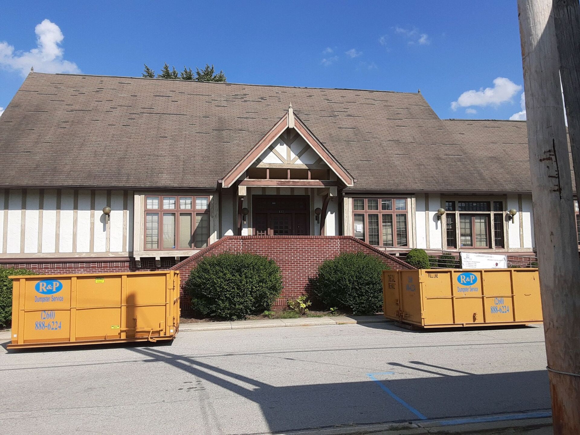 Dumpster Rental Fort Wayne, IN R & P Dumpster